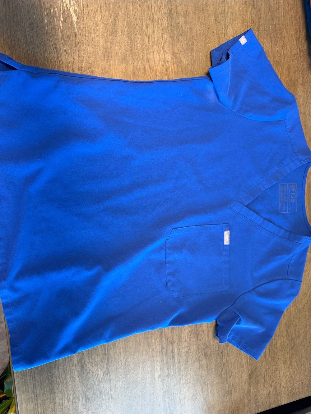 Bright Royal Blue V-Neck Medical Scrub Top